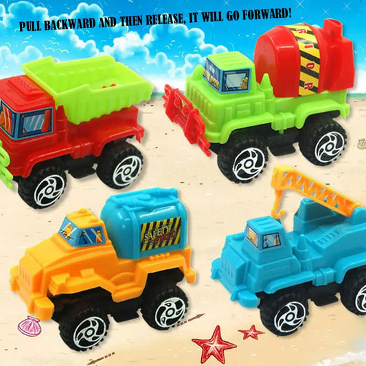 Pull Back Engineering Model Car Diecast Car Toy Vehicles Toy Cars For Boys Girls Classic Vehicle Toy Engineering Vehicle
